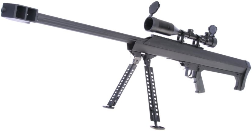 Barrett M99, kétlábú állvány, távcső, Snow Wolf, SW-01A