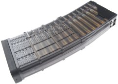 Tár Lancer L5 AWM 5,56, fekete, M4 MWS GBBR, 30 BB, Cyma CGS, LC-MG-0002 BK