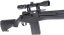 M14, black, bipod, scope, AGM, MP008