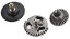 Set of gears, helical teeth, torque, 24:1, SHS