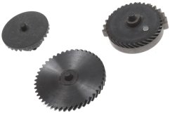 Set of gears, helical teeth, super high torque, Systema