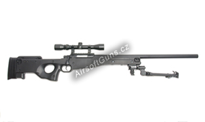 L96A1, fekete, kétlábú állvány, távcső, AGM, MP002B2
