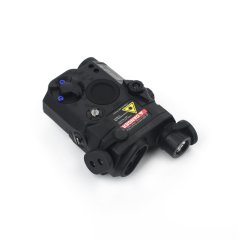 Pudełko AN/PEQ 15, latarka LED, laser, czarne, WADSN