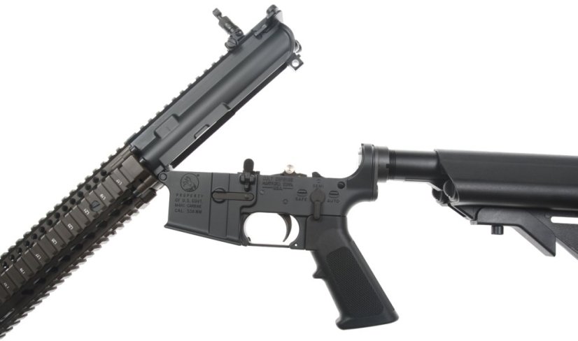 EMG Colt MK18 10.5 Inch Mod 1, DD RII, GBBR, Black/Brown Two Tone, Cyma CGS, COLT.1001