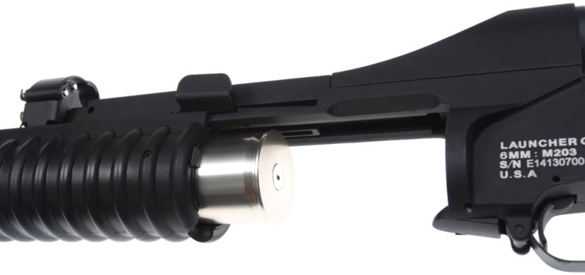 Universal M203 grenade launcher, with shell, Cybergun