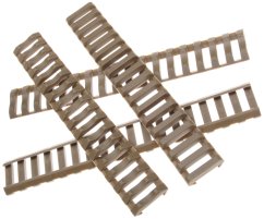 Jeu de couvre-rails, profil bas, 4 pièces, FDE, ACM