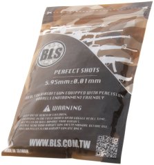 Airsoft BBs, 0.40g, 6mm, white, 1000rd, small bag, BLS