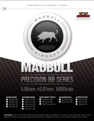 Airsoft BB-k, 0,25 g, 6 mm, kb. 8000 db, 2 kg, MadBull Precision