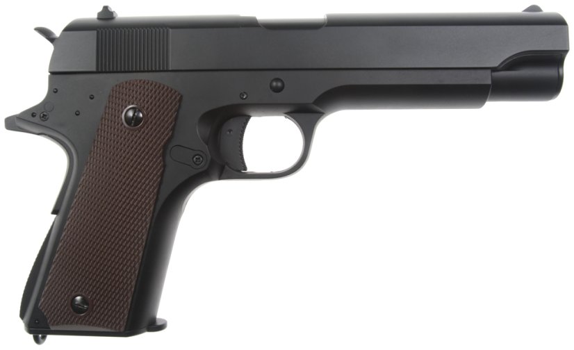 Colt M1911 AEP, mosfet, Black, Cyma, CM.123S