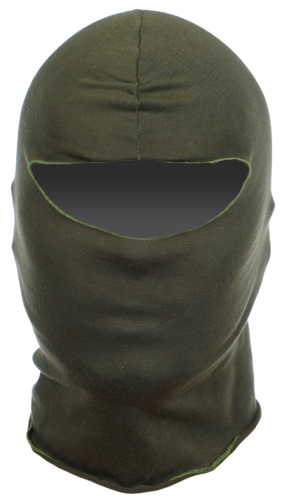 Taktikai balaclava, egy lyuk, pamut, OD, ACM