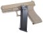 Glock 17, cadre 5e génération, beige, GBB, WE