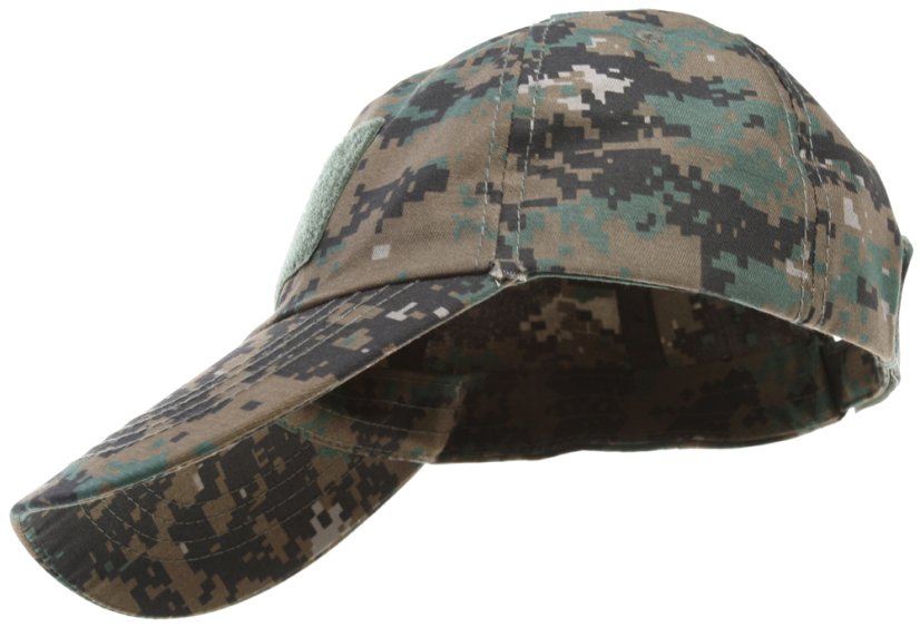 Baseball cap, velcro panels, digital woodland, ACM