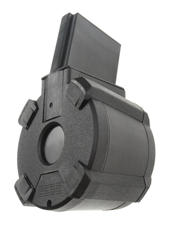 Drum magazine M4, 1200 BB, electric, Black, Cyma, HY-401