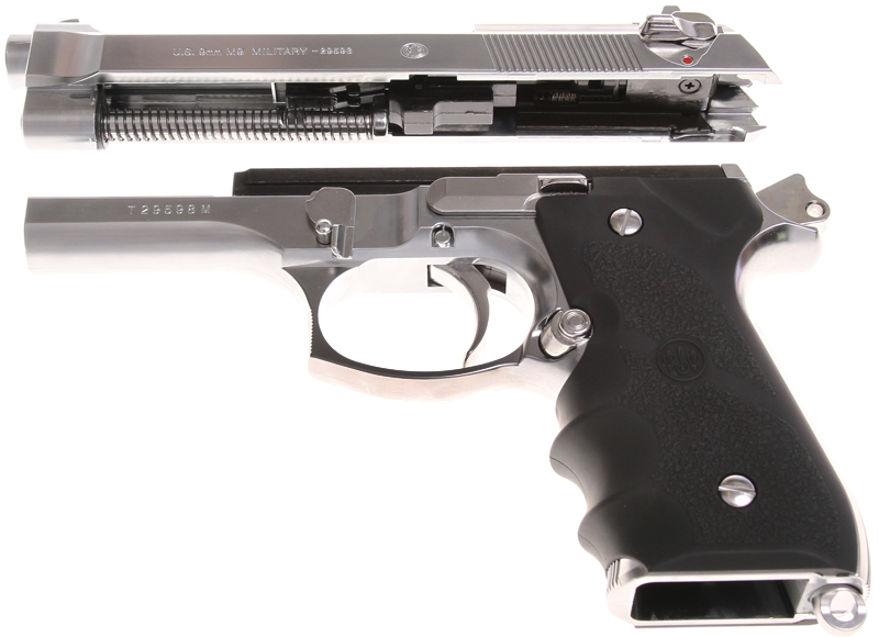 Beretta M92F, stainless, GBB, Tokyo Marui