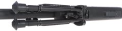 M24 Socom fekete, katonai, kétlábú állvány, távcső, Snow Wolf, SW-04JB ++