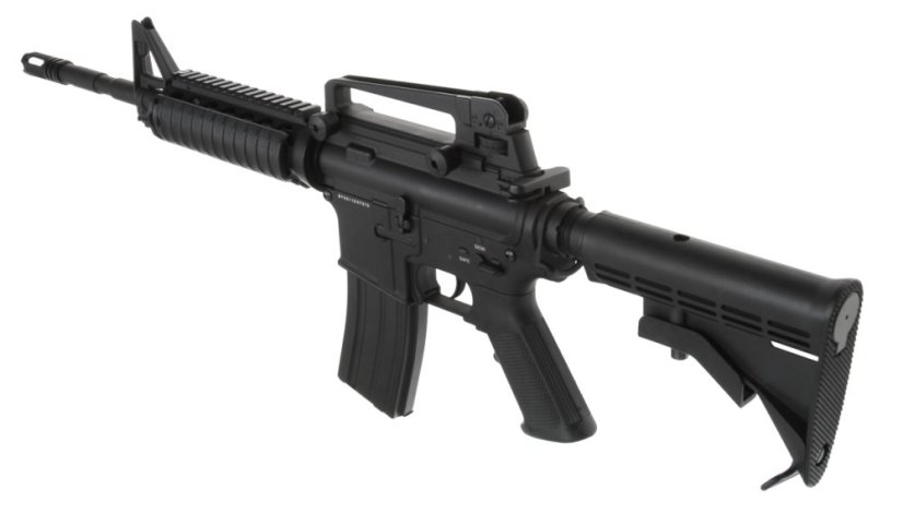 Power Custom M4A1 RIS, akkumulátor csőben, 160 m/s, AirsoftGuns, BY-051, BI-5181M