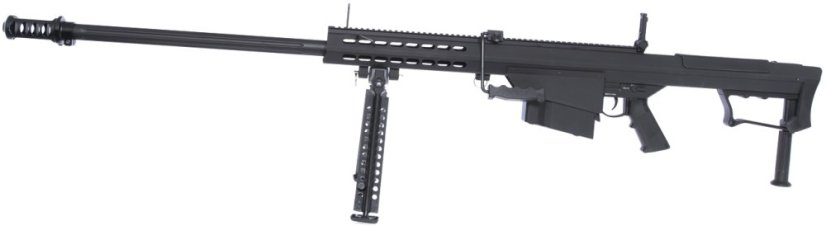 Barrett M107A1, black, bipod, Snow Wolf, SW-013