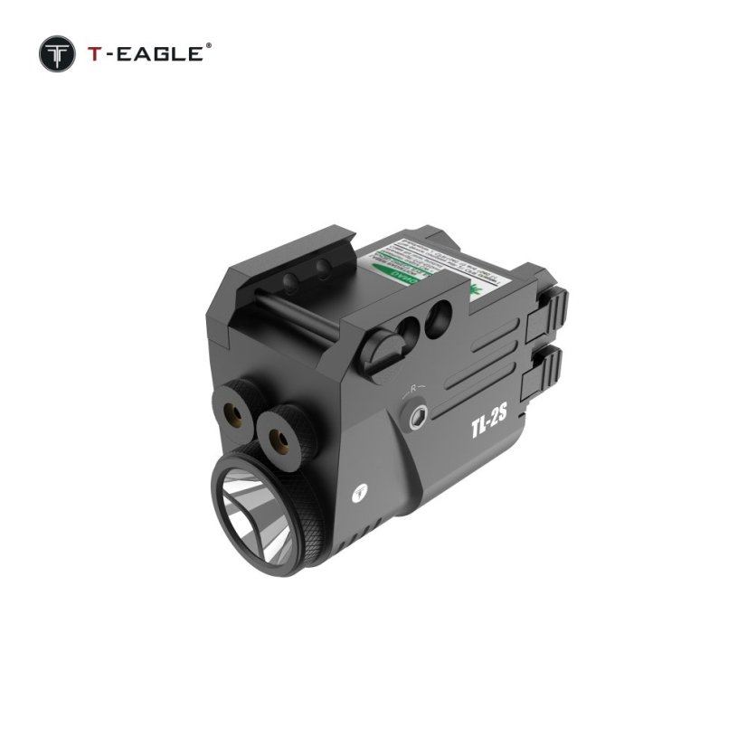 Taktikai zseblámpa TL-2S, 500 lm, lézer, fekete, T-Eagle