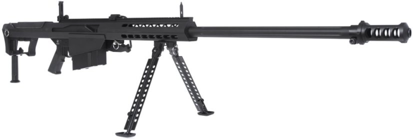 Barrett M107A1, black, bipod, Snow Wolf, SW-013