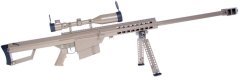 Barrett M82A1, TAN, kétlábú állvány, távcső, Snow Wolf, SW-02A