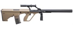 Steyr AUG A1 Phantom, hangtompító, TAN, Snow Wolf, SW-020-AM