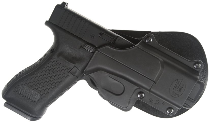 Pistol holster kydex Fobus, Glock, black, ACM