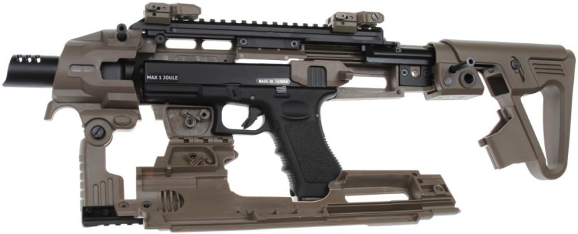 Átalakító készlet, CAA RONI G1, Glock 17, 19, 18C, TAN, King Arms
