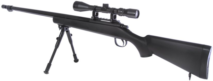 VSR-07D, black, bipod, scope, Upgrade version, Well, MB07D