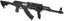 AK-47 RIS Tactical, M4 állvány, Cyma Sport, CM.028C