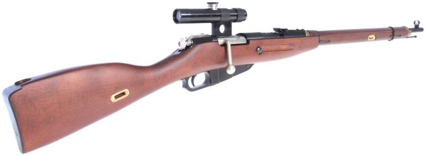 Mosin Nagant, gáz, valódi fa, távcső, PPS, G-3
