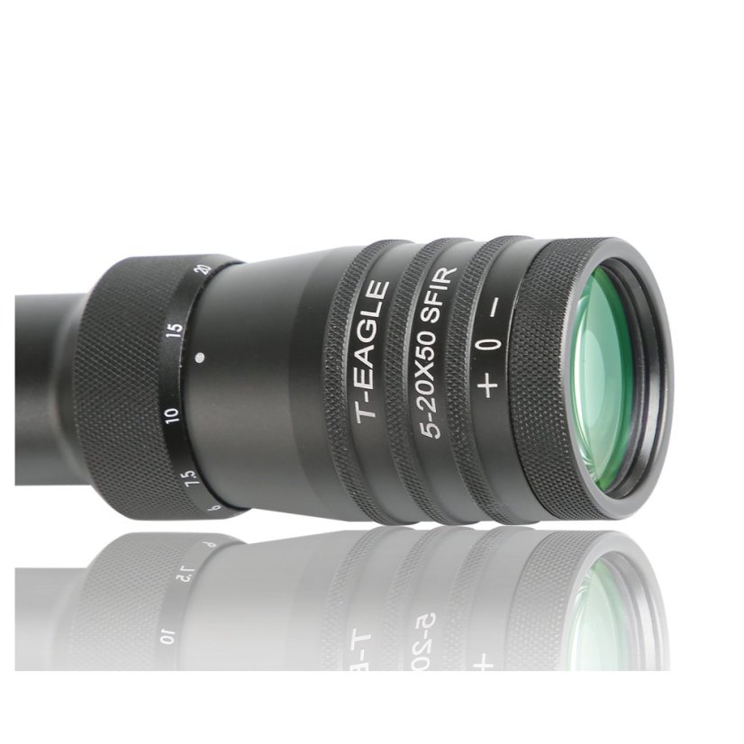 Visor ER 5-20X50SFIR, iluminación, nivel de burbuja interior, negro, T-Eagle