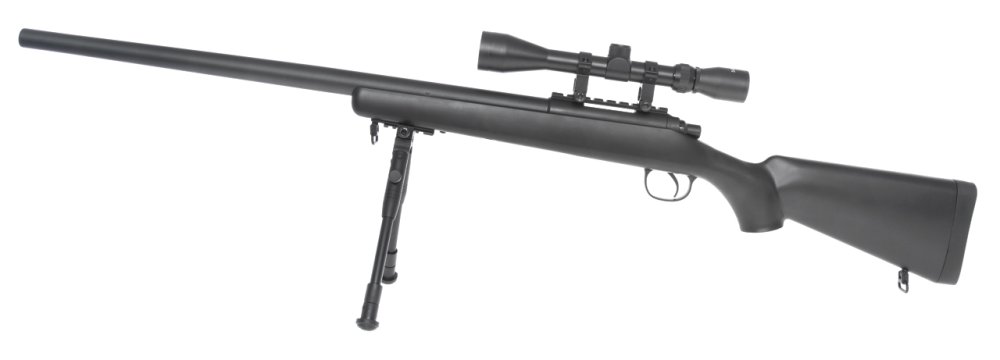 VSR-03D, black, bipod, scope, Upgrade version, Well, MB03D :: airsoft ...