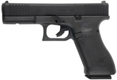 Glock 17 Gen 5 FS MOS, steel CNC slide, Black, GBB, Umarex