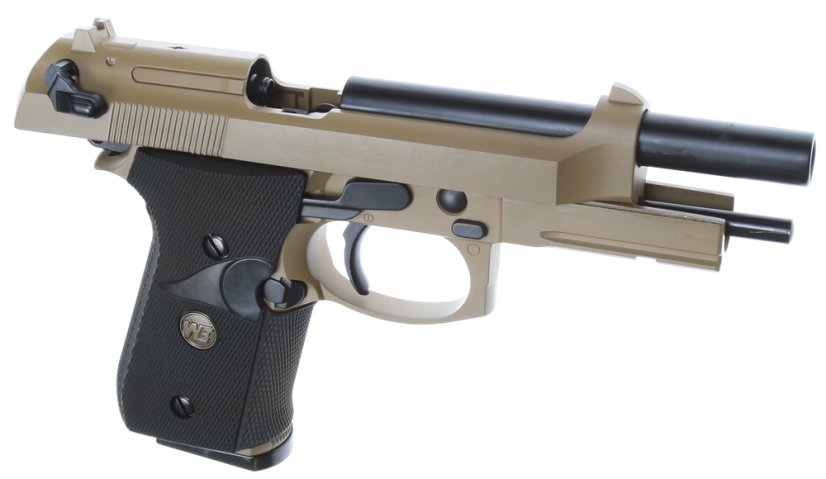 Beretta M9A1, version Navy, Tan, GBB, WE