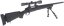 M24 Socom fekete, kétlábú állvány, távcső, Snow Wolf, SW-04 ++