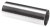Polished stainless steel cylinder M16, ribbed, ZC Leopard