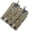 Magazine pouch 4x M4/AK, Molle, multicam, ACM