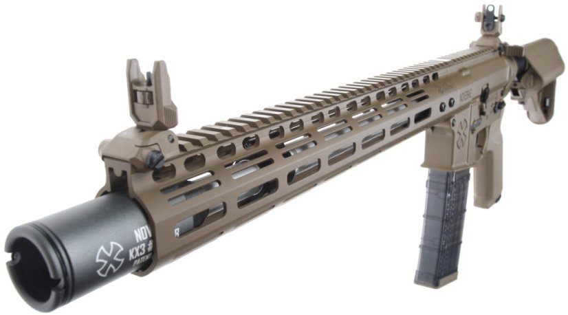 EMG Noveske N4 Gen3 Infidel, 12.5 Inch, NSR-13.5, GBBR, FDE, Cyma CGS, NOV.1203 FDE