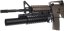 Universal M203 grenade launcher, with shell, Cybergun