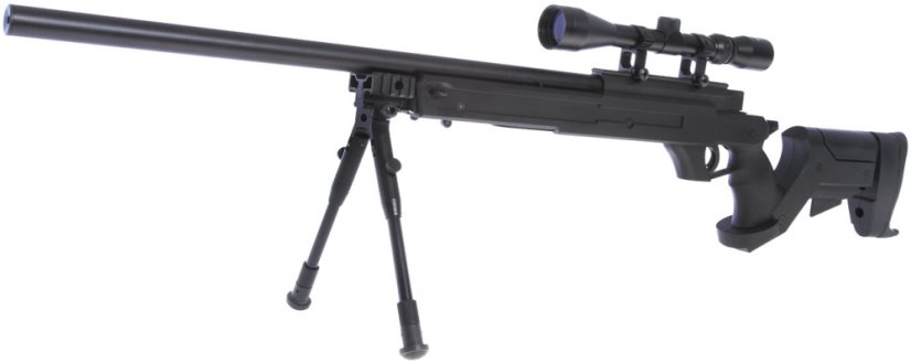 L96-04D, black, bipod, scope, Upgrade version, Well, MB04D