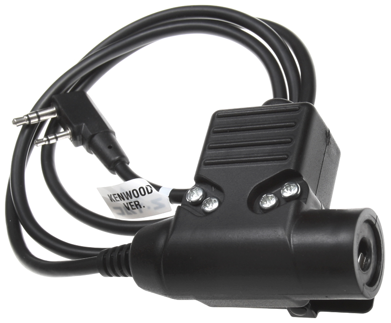 Headset cable, U94 PTT, Kenwood, Z.Tactical