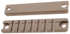 Szyny taktyczne do G36C, G36K, brązowe, ACM