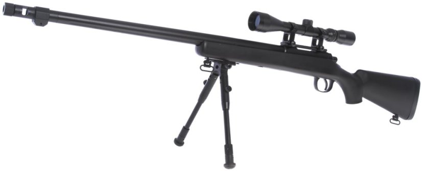 VSR-07D, black, bipod, scope, Upgrade version, Well, MB07D