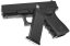 Glock 25, fém, fekete, Galaxy, A&K, G.15