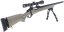M24 Socom TAN, kétlábú állvány, távcső, Snow Wolf, SW-04T ++