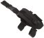 Tactical holster with flap, large, black, Strike
