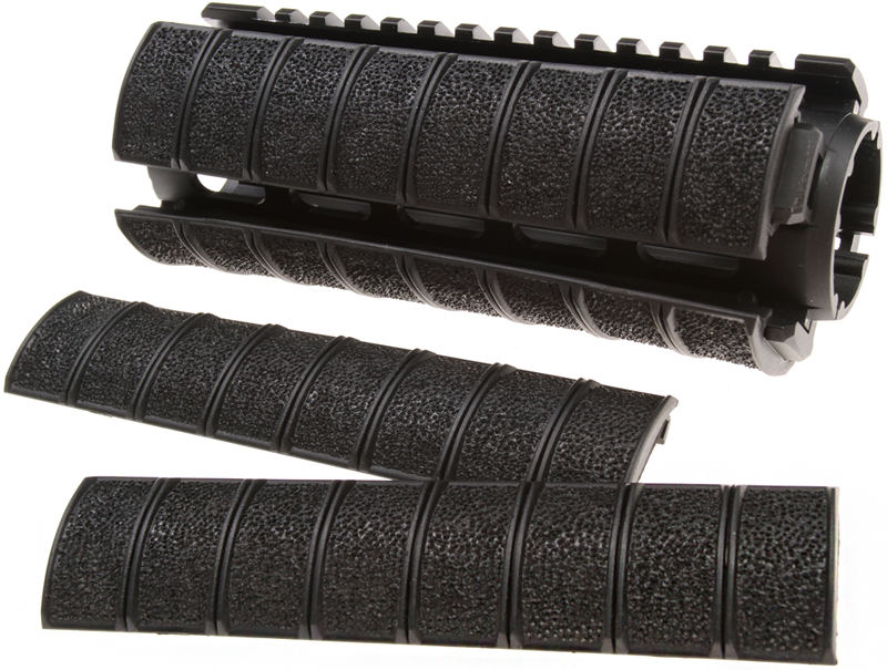 Rails cover set, XT, black, 4pcs, D-Boys