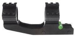 Mount base UHD, 25/30 mm, bubble level, black, ACM