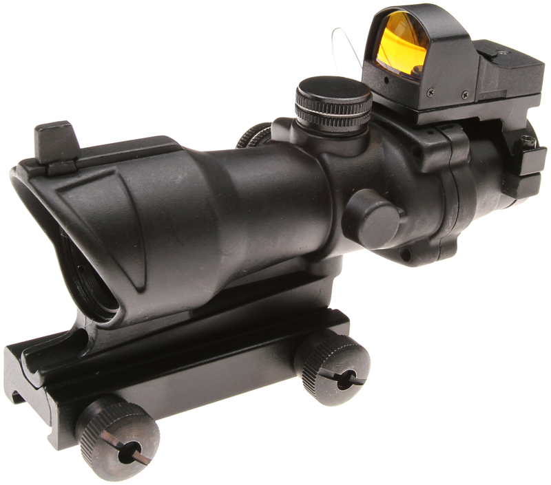 Riflescope ACOG with red dot sight, 4x32, ACM