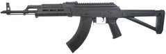 AKM Magpul PTS Zhukov, rövid, szilárd állvány, nejlon, fekete, Cyma Sport, CM.680D